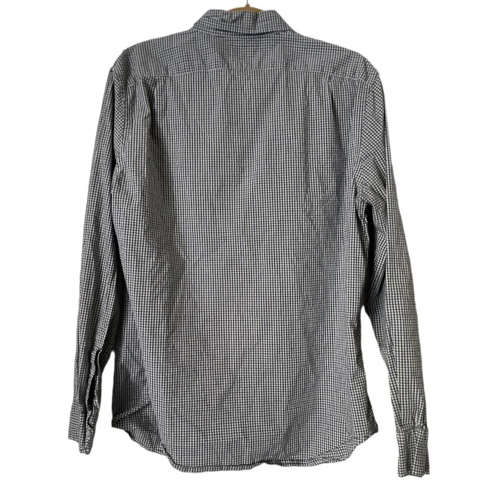 J. Crew Flex Washed Button Down Classic Fit Shirt‎ Blue Green